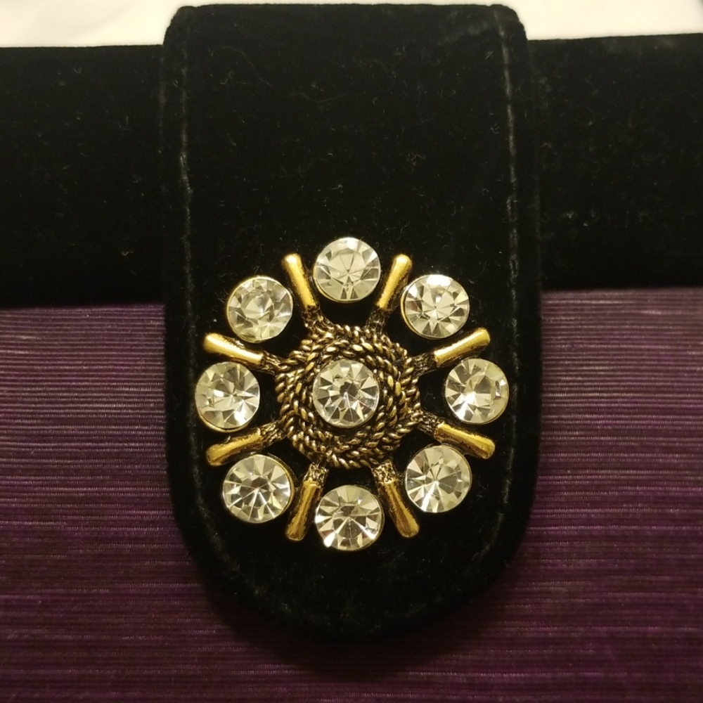 HENRI  BENDEL PURPLE JEWELED SHOULDER BAG - Picture 4 of 7